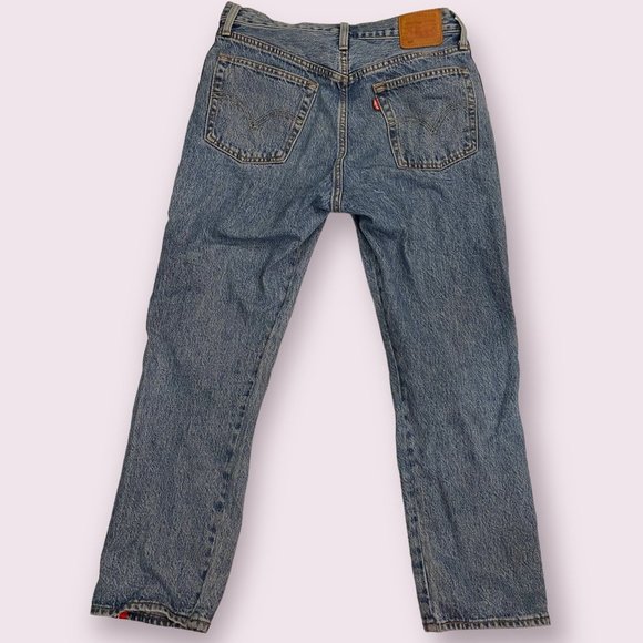 Levi’s | Women’s | 501 Logo Tape Straight Jeans | W28 L26 - Picture 4 of 5